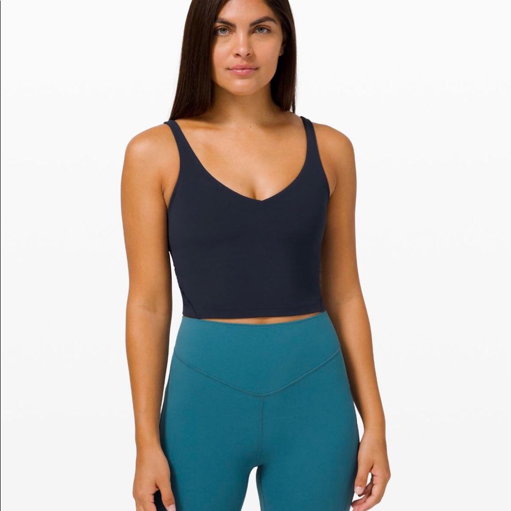 NWT lululemon align tank true navy size 8